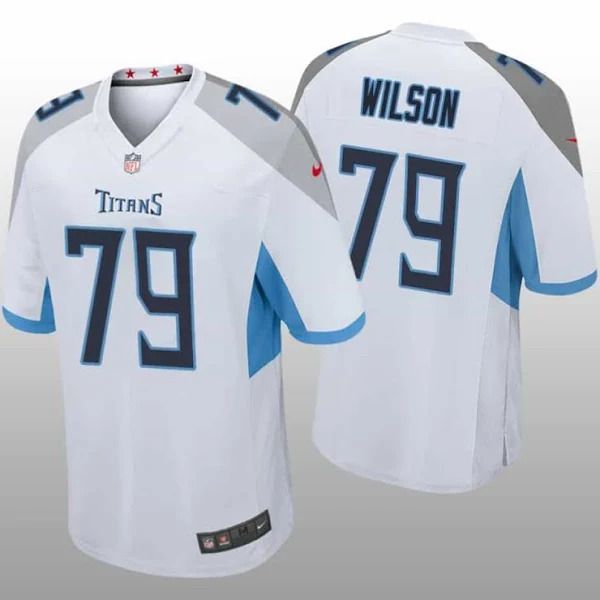 Men Tennessee Titans #79 Isaiah Wilson Nike White Game NFL Jersey->tennessee titans->NFL Jersey